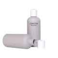Luxury 150ml 250ml HDPE Plastic Bottles Grey Skincare Packaging with Disc Cap Pump for Body Wash Soap Lotion Shampoo