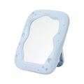 Skylark Cheese-Shaped Irregular Single-Sided ABS Plastic Glass 3 Colors 20.5x15.5cm Desktop Non-Foldable Cosmetic Mirror-Ins