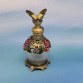 Supplier Customized Luxury Butterfly Dragonfly Thread Perfume Essential Oil Separator Bottle Glass Dropper Perfume Bottle