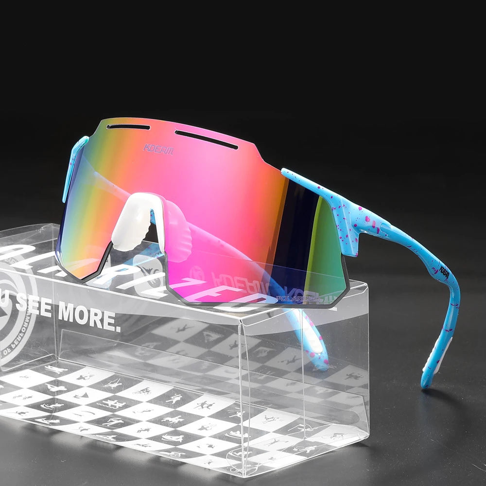 Sport Polarized Sunglasses Cycling Glasses for Men and Women UV Protection Outdoor Sports Glasses Biking Sunglasses