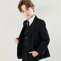 Children's Suit Set Flower Girl Host One-year-old Dress Boy Small Suit Piano Performance Class School Uniforms