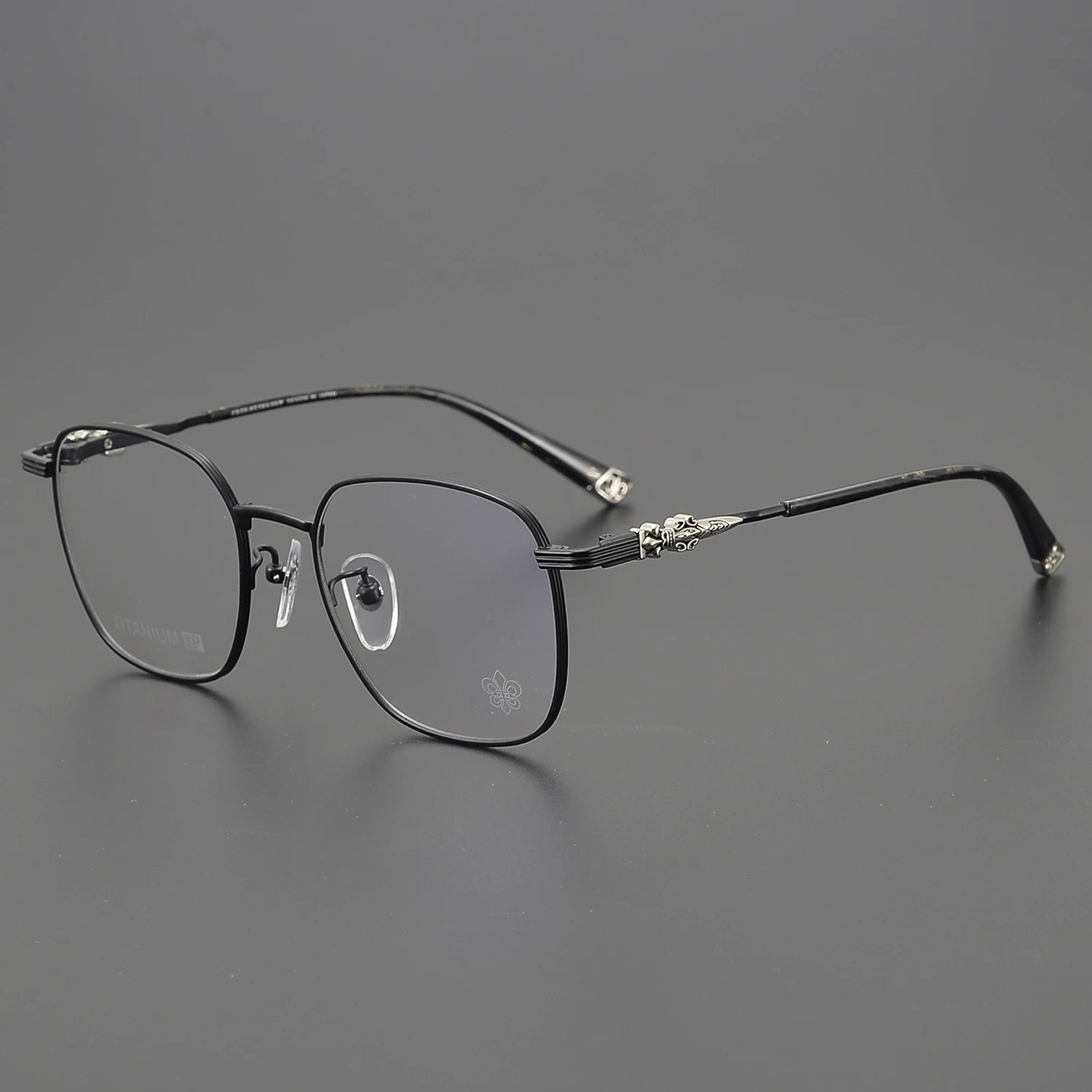 CH8197 Titanium Eyeglasses Style Black Prescription Optical Computer Women Fashion Glasses Logo Frame Men Marble Reading Eyewear