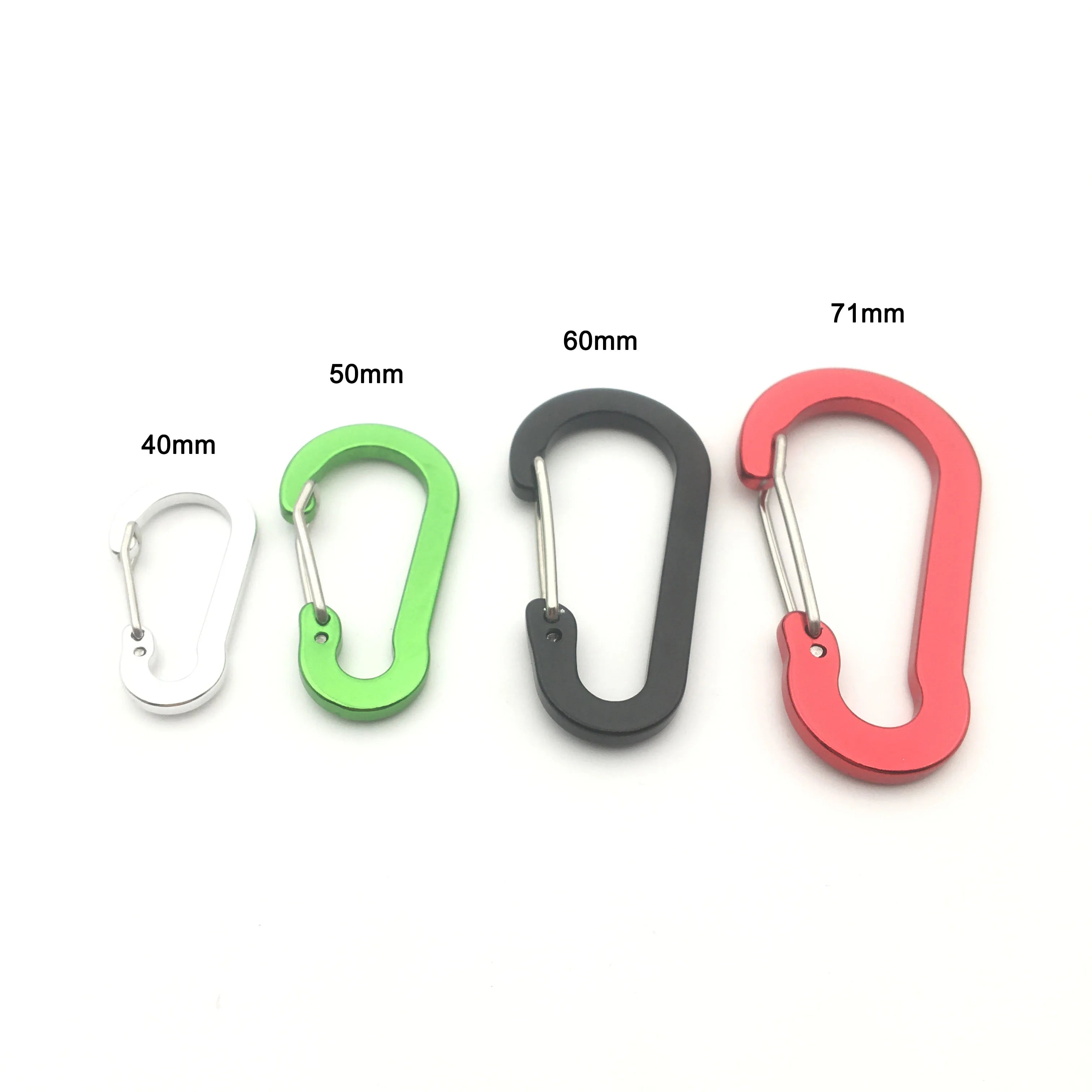 ShuoKe SK1093 4cm 5cm 6cm 7cm Gourd Shape Aluminum Alloy Wire Gate Carabiner