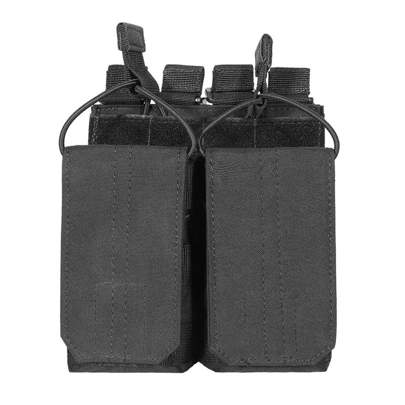 Yakeda Double Magazine Pouch MOLLE Black Camouflage Hunting Tactico Mag Equipo Tactico