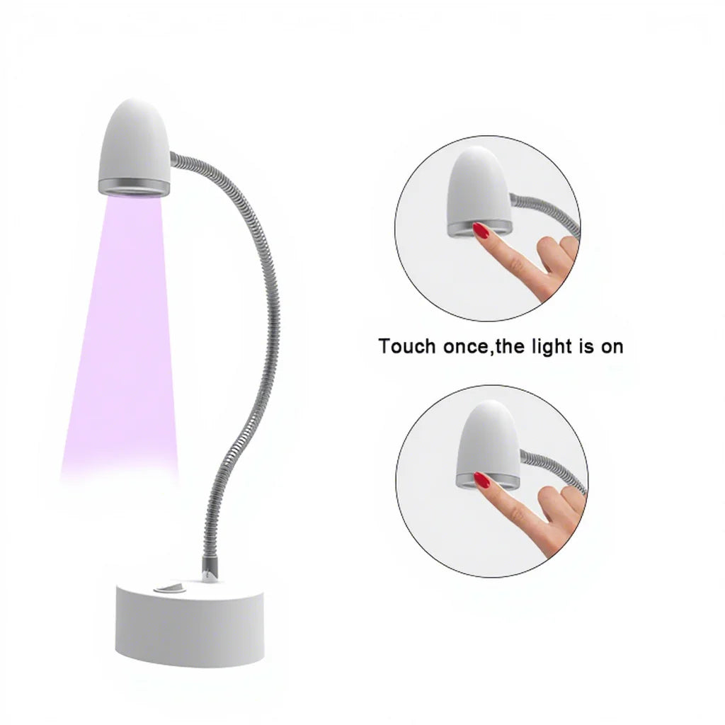 Sun UV Mni 12W Nail Lamp Professional Manicure Dryer Cordless Rechargeable Flash Curing Led Gel Nail Lamp
