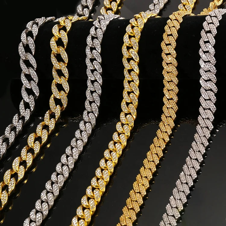 Custom 925 Sterling Silver Men's Charm Bracelet with Zircon Gold Plated Mesh Design for Gift & Party Occasions