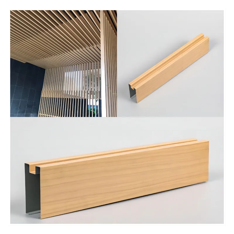 Aluminum/Metal Suspended Ceiling System Office Building Strip Metal Ceilings Aluminum Alloy Powder Coating Modern Fireproof