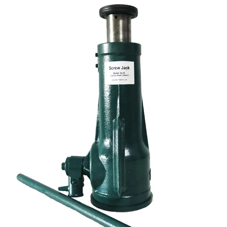 3.2T Hydraulic Mechanical Lifting Screw Spiral Jack Heavy Duty Metal & Cast Iron
