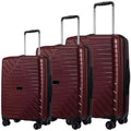 Fashionable PP Business Suitcase Spinner Wheel Foreign Trade Trolley Suitcase Three-piece Set Boarding Code Suitcase