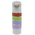 OEM Bottle Sleeve Band Dual Color Silicone Bottle Label Bands for Daycare