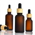 Spot Goods Good Price Flat Shape Essential Oil Dropper Bottle Lightproof Glass Potion Bottle