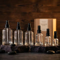 Wholesale 1000pcs Empty Cosmetic Essential Oil Serum Container 30ml Frosted Matte Glass Dropper Bottle with Black Cap