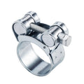 Single Bolt Super Hose Clamps High Pressure Heavy Duty Hose Clamp Galvanized Power Fire Extinguisher Pipe Clamps