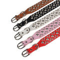 Wholesale PU Leather Jewelry studded Pet Dog Collar Personalised