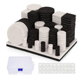 Self Adhesive Floor Protection Furniture Pads Black and Beige Anti-Scratch Self Stick Felt Pads
