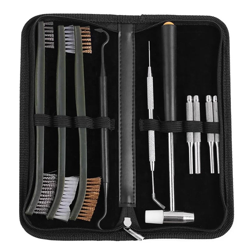 Universal Nylon Cleaning Brush Kit for Automotive Watch Repair & Jewelry Craft 10 Pieces Boxed OEM Customization Supported
