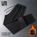 Custom Wholesale Clearance Sales Winter Men Clothing Outdoor Windproof Warm Thicken Sweatpants Plus Size 6XL Pants