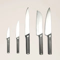 2025 New Trending Unique Design Stainless Steel Hollow Handle with Anti-slip Pattern Kitchen Knife for Household Kitchenware