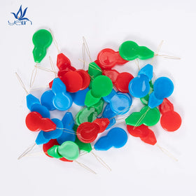 100pcs Simple Plastic Sewing Needle Threader for Small Eye Needles Assorted Colors Eco-Friendly Portable Sewing Accessory Hand