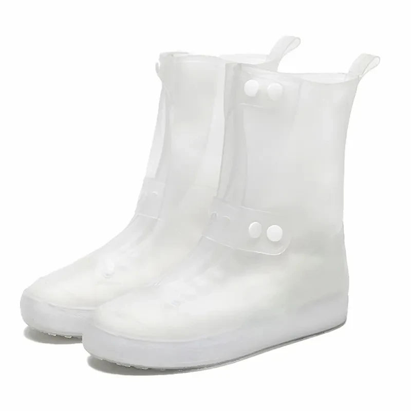 Durable PVC Women Men Children Shoe Cover Outdoor Shoe Protectors Reusable Rain Boots Silicone Waterproof Shoe Covers