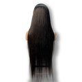 Wholesale 100% Human Hair Wig Transparent HD 13x4 Lace Front 36 Inches Long Straight Hair Natural Black Lace Front Wigs