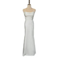 11607#Spaghetti Straps Sweep Train Soft Satin Backless Mermaid Sleeveless Criss-Cross Wedding Dress Bridal Gown REAL PHOTO