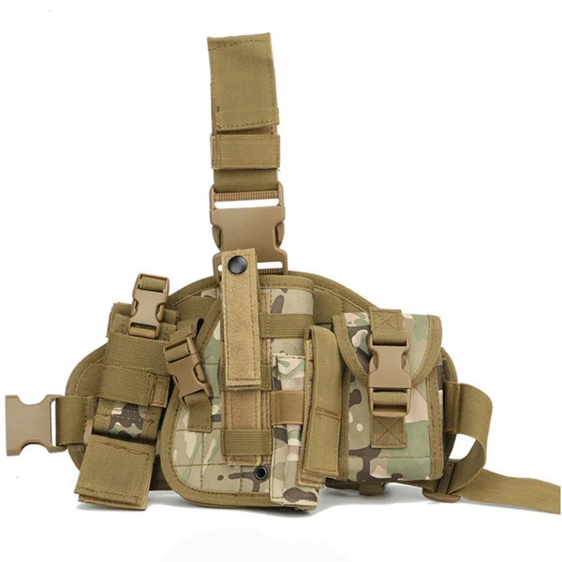 Outdoor Camouflage Oxford Waist Bag Waterproof Multi-Functional Tactical Accessory Tornado Holster Convenient Waist Grab Sleeve
