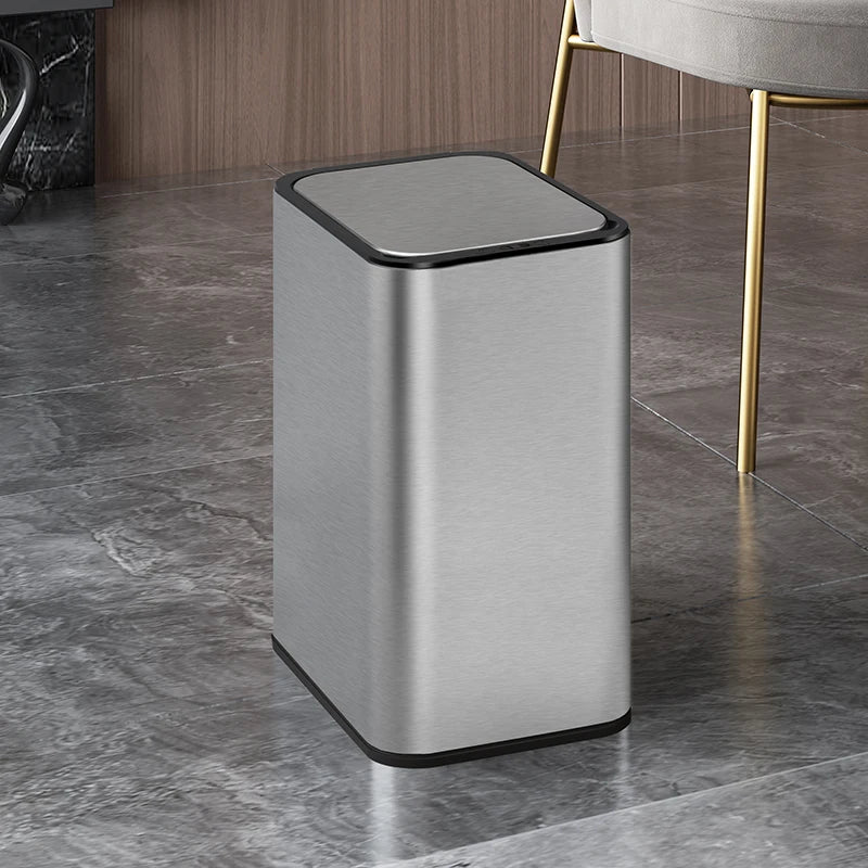 Intelli 13L Smart Automatic Kitchen Trash Can Small Outdoor Waste Bin with 9L Capacity for Storage and Toilet Use