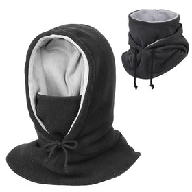 Beanie Balaclava Winter Warm Windproof Unisex Outdoor Face Mask Fleece Hoodie Full Head Cover Scarf Neck Warmer Ski Mask