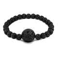 Best Selling Unisex Trendy Boho Style Natural Lava Essential Oil Diffuser for Bracelet Volcanic Healing Energy Gift Idea