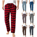 Mens Buffalo Plaid Pajama Pants With Pockets Men's Flannel Pajama Pant