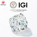 Redleaf Excellent 1ct 2ct 3ct Lab Grown Diamonds Fancy Shape Cushion Cut DEF VS VVS Clarity IGI Report HPHT CVD Loose Diamonds