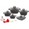 25 Pcs  Cooking Pots Nonstick Die Casting Cookware Sets