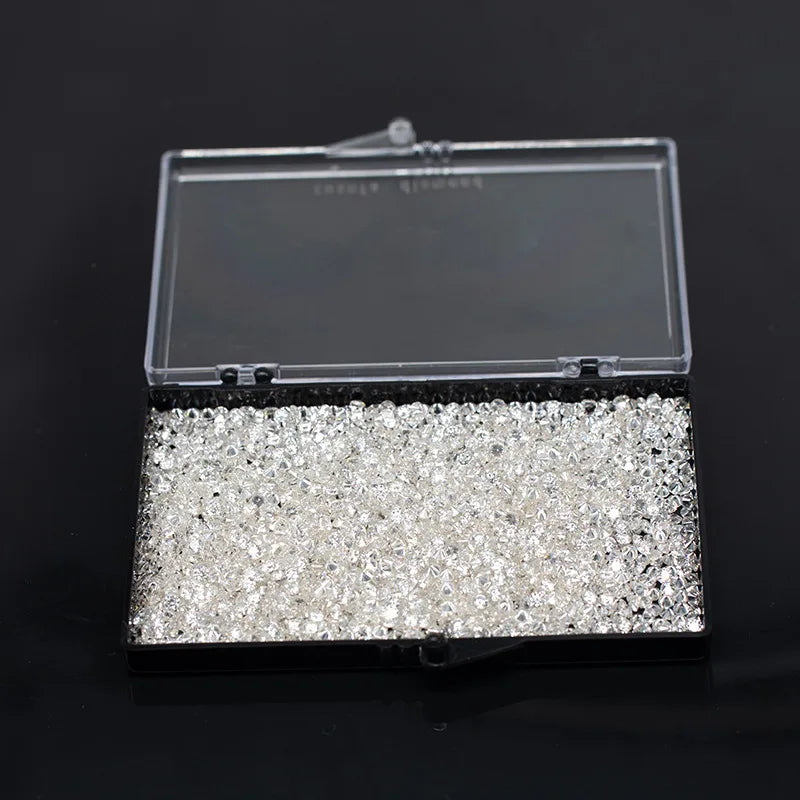 Wholesale Astwo Jewelry Fine 0.7-2.9mm Loose Moissanite VS Diamonds Gemstone Small Stone Melee VVS Moissanite
