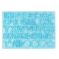 Early Riser Color Laser Holographic Mold 26 English Letters Silicone Keychain Mold for DIY Jewelry Sets Pendant Mouldings
