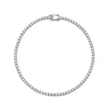 Factory Free Custom logo Colorful Single Row rainbow pink Blue Black Red Zircons Tennis Bracelet 925 Silver Jewelry for Women