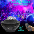 OEM Portable Indoor RGB LED Smart Music Projector Lamps Colorful USB Night Lights Speaker Bedroom Modern Rgb Star Projector Lamp