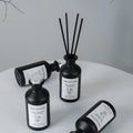 Black for Glass Bottles 100ml 200ml 300ml with Cork Stopper Air Freshener Perfume Vessels