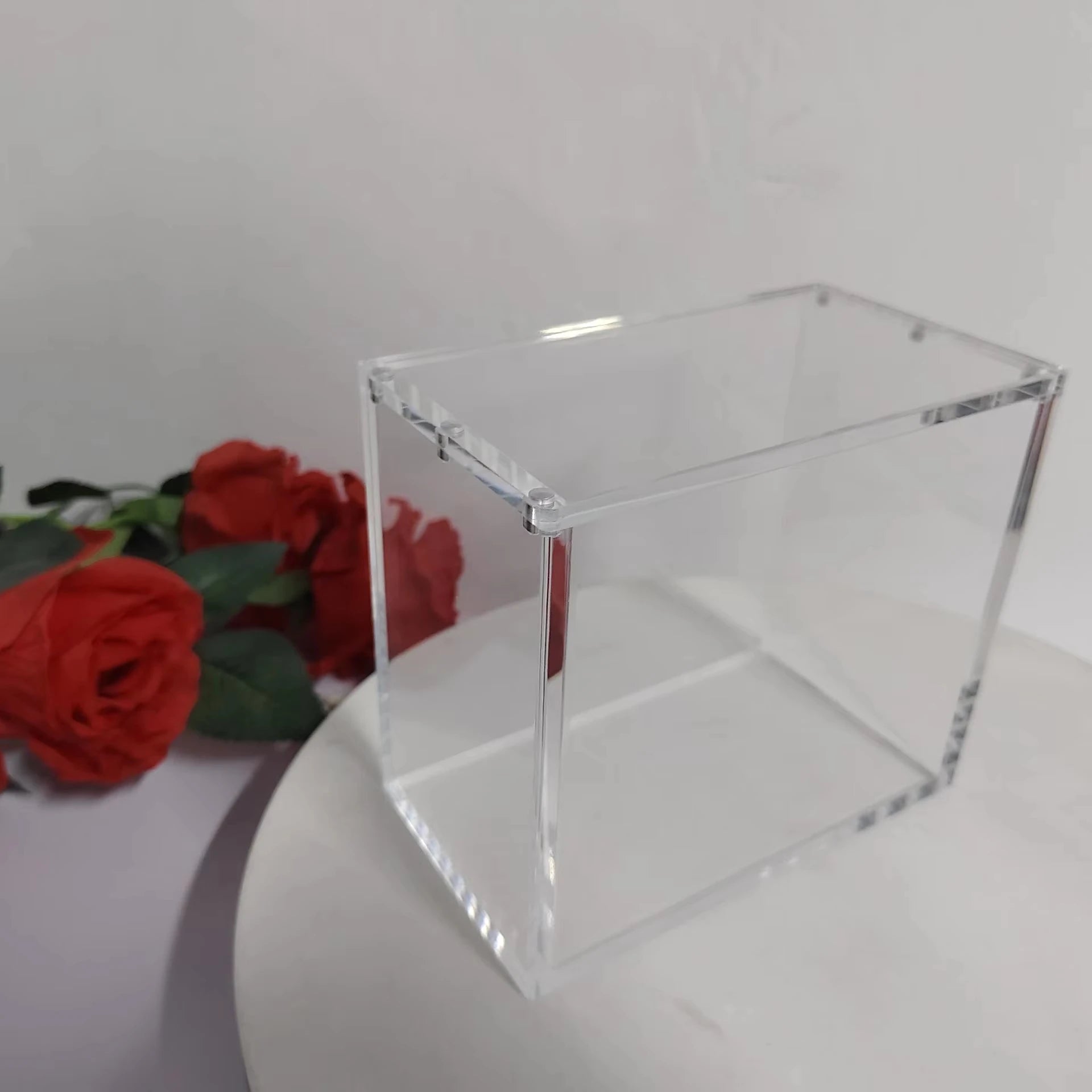 Elite Trainer Box Acrylic Display Case 8mm+5mm Thick Rectangle Strong 5x3mm Magnets Case Protector Compatible Elite Trainer