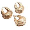 A5 xuping Jewelry Vintage Court Style Trend Luxury Creative Design Hoop Earrings Pendant Jewelry Set