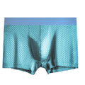 OEM Lightweight Cool Ice Silk Mens Seamless Elastic Waistband Boxer Briefs Breathable Underwear for Ultimate All Day Comfort