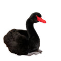 Creative Black Swan Soft Toy Cuddly Simulation Swan Stuffed Toy Cute White Plush Swan Toy