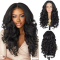 13*6 Cheap Fluffy Long Curly Hair Front Lace Curly Women Wigs Fluffy and Soft in Stock Wholesale