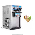 Authentic 18L/H Homemade Ice Cream Machine 3 Flavors Soft Serve Vending Machine