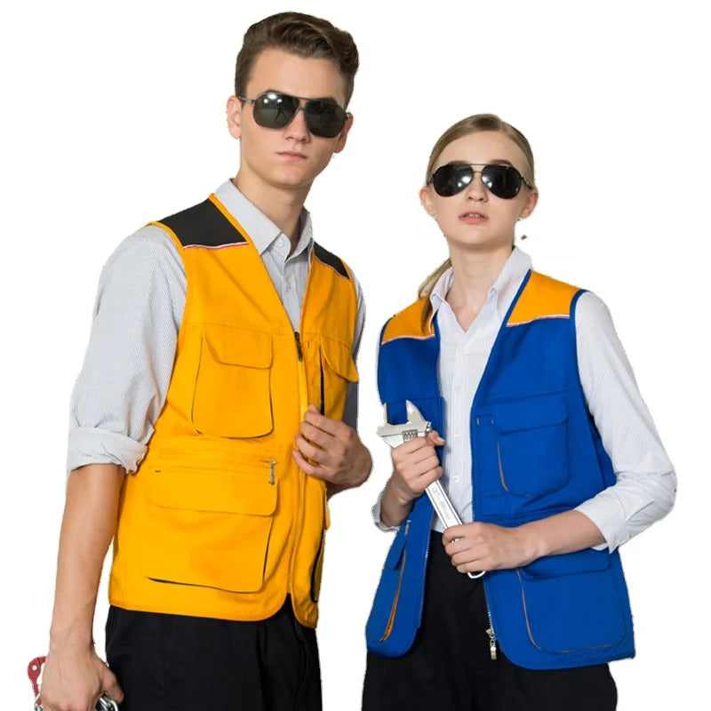 Best Quality Photography Multi Pockets Vest Work Waistcoat Fishing Climbing Multi-pockets Vest