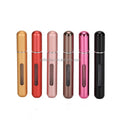 8ml Aluminum Perfume Pump Sprayer Bottle Mini Travel Refillable Cosmetic Spray Container Portable Leakproof Sample Dispenser