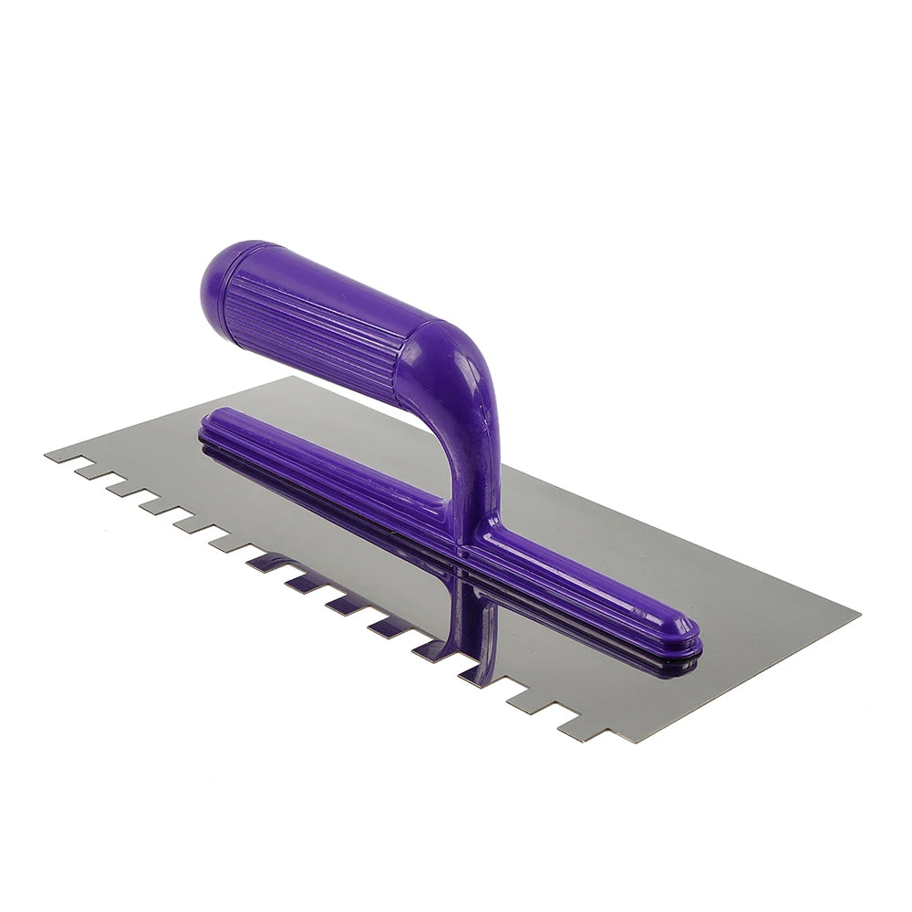 Chinese-made Industrial/DIY Corner Tiling Trowel Plastic Handle Carbon Steel Blade Pointed Contoured Grip Building Hand Tool