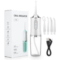 Portable Air Pressure Waterproof Handheld Cordless Digital Water Flosser Teeth Cleaner for Home Travel Teeth Care Cordless