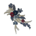 Hot Sale Handmade Sewing on 3d Flower Retail Lace Applique for Gown LT2389A
