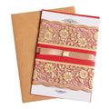 Luxury Embossed Wedding Invitations Flora Laser Cut Design Foil with Envelopes for Wedding Birthday Gift Cards